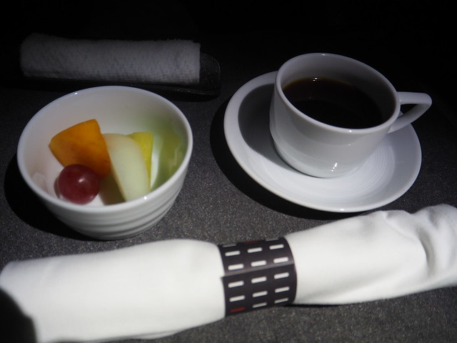 P9069216 JAL 機内食 ビジネスクラス メルボルン行き 飛行機 ひめごと