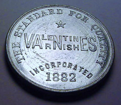 Valentines Varnishes Medal obverse