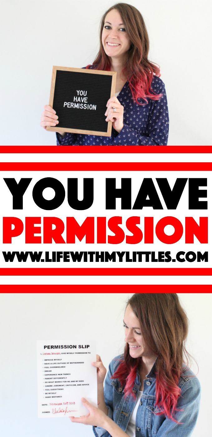 This is such a great post for all mamas to read, no matter what stage they're in! It's all about having permission to dream, to make mistakes, ignore advice, and do what works for you! You have permission!