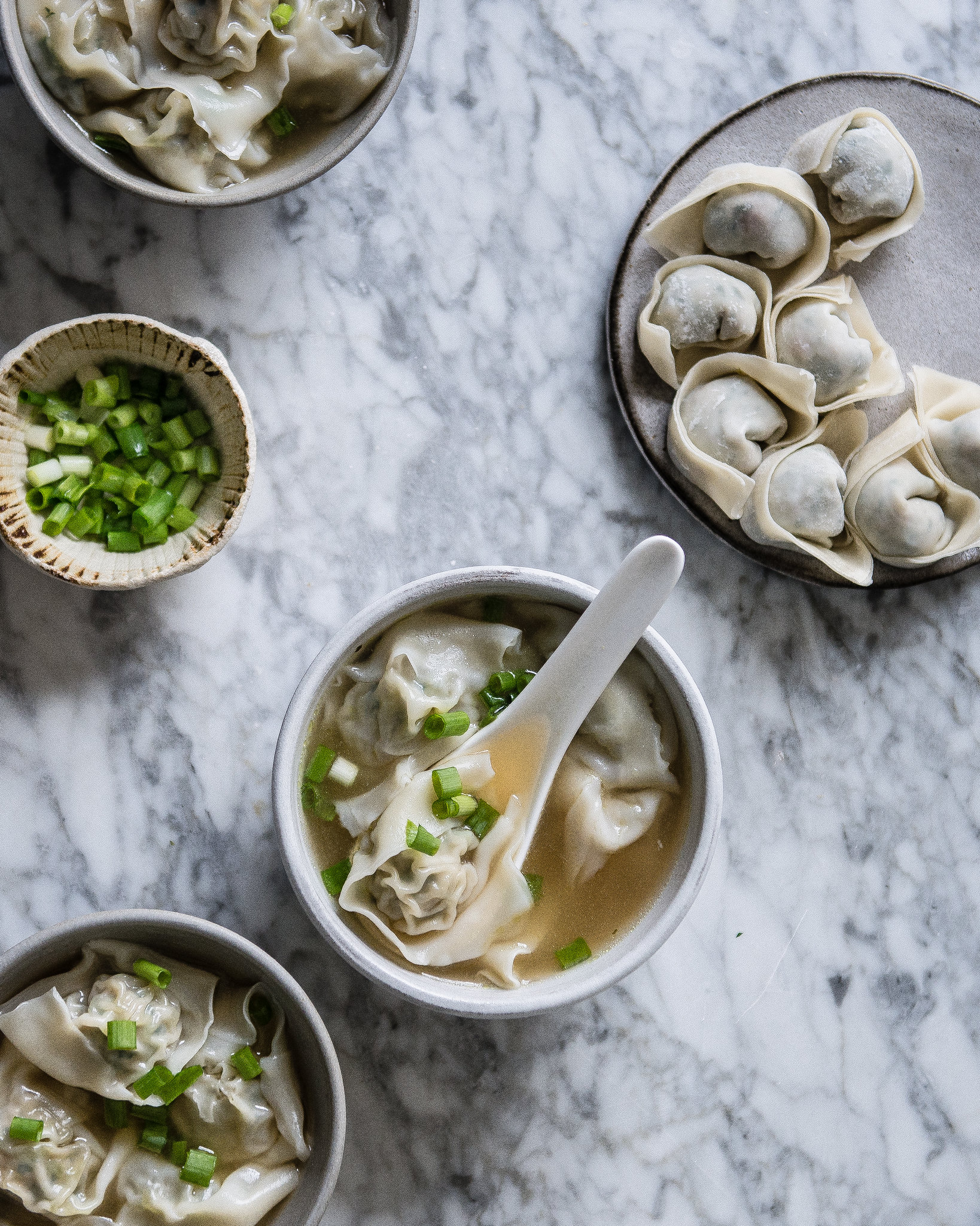 collard wontons | a common table cookbook