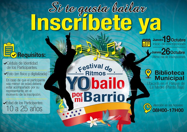 Se realizará festival Yo Bailo por mi Barrio