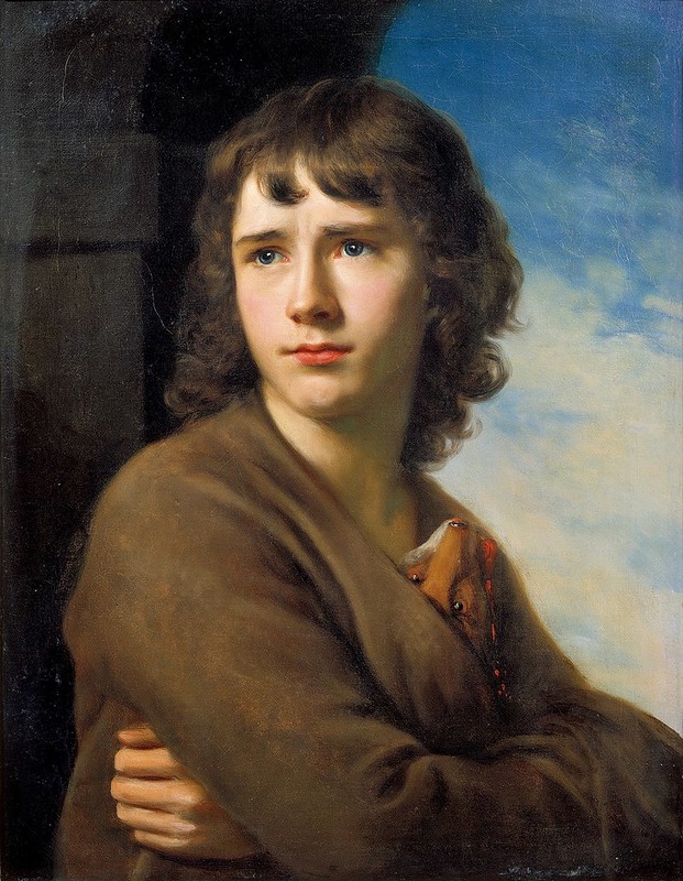 Nathaniel Hone - The Spartan Boy, a portrait of Camillius Hone, the artist's son (c.1775)