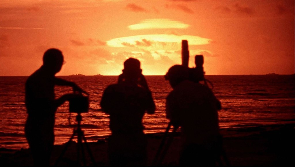1958. Во время ядерного испытания Коа в рамках операции «Хардтак» на Тихоокеанском полигоне. 12 мая