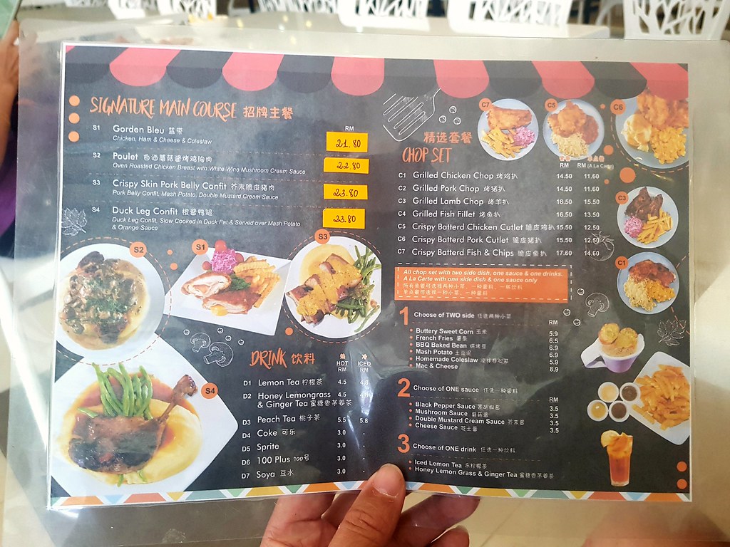 Evening menu @ 聚鲜楼 D’gourmet Seafood in Klang Bandar Baru Klang