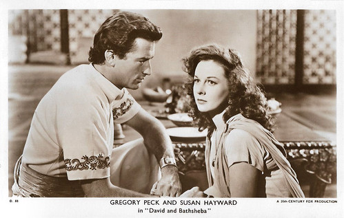 Gregory Peck and Susan Hayward in David and Bathsheba (1951)