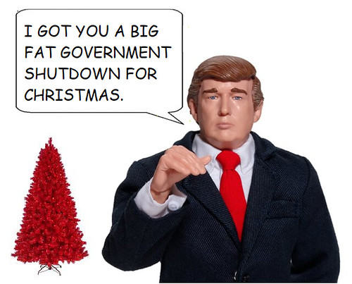 Merry Christmas: Trump Shut Down the Government