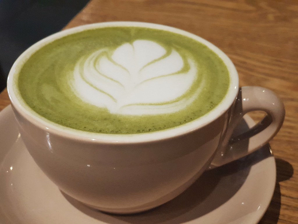 Hot Green Tea Latte rm$12 @ AMPM Cafe USJ21