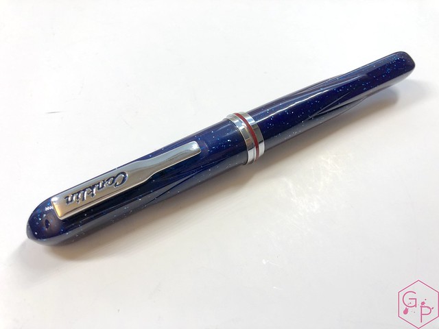 Conklin Empire Stardust Blue Fountain Pen with OmniFlex Nib 17