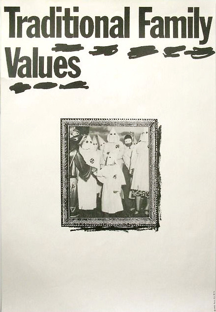 James Victore_Traditional Family Values 1992