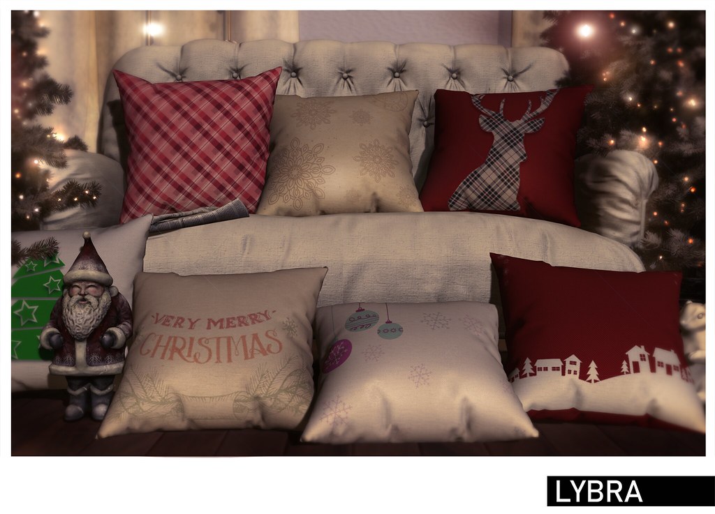 Lybra | Christmas Pillows - TeleportHub.com Live!