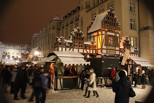 heute vor 8 Jahren ...hatten wir Schnee auf dem Leipziger Weihnachtsmarkt.