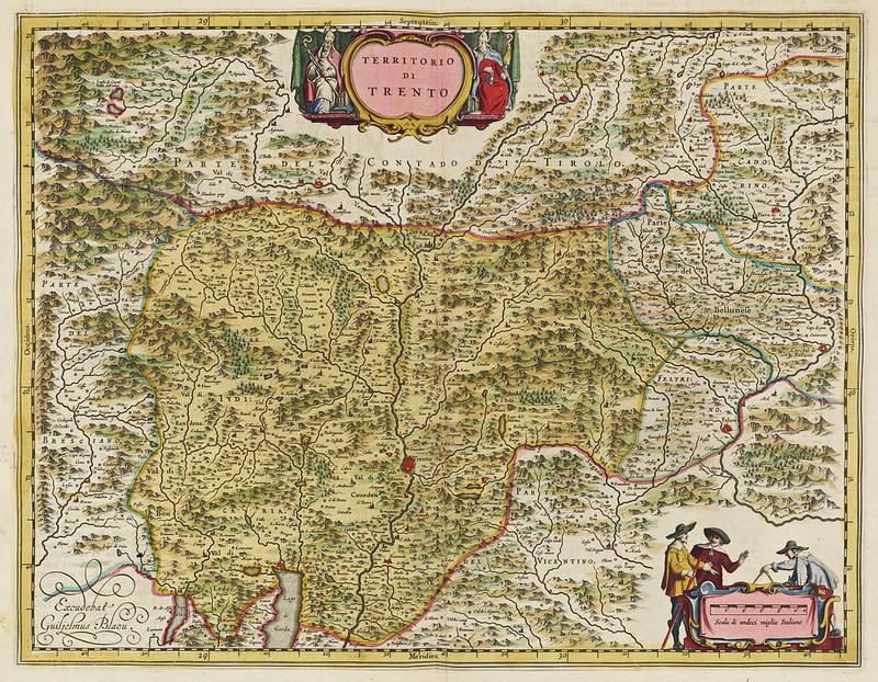 Joan Blaeu - Territorio Di Trento (1665)