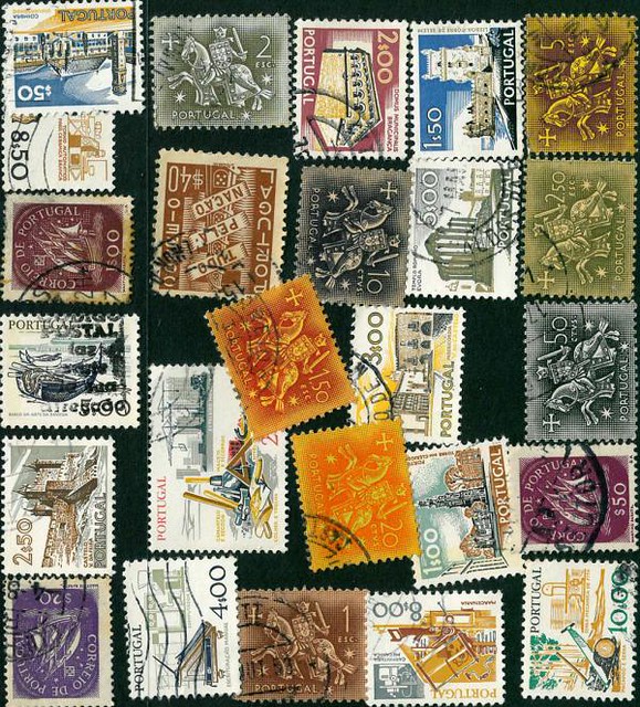 Portugal - 24 different stamps