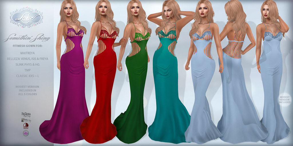 *Lurve* Somethin’ Shiny Gown – Phat Pack
