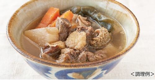 Картошка с маслом и мясной суп (японская кухня зимой) 