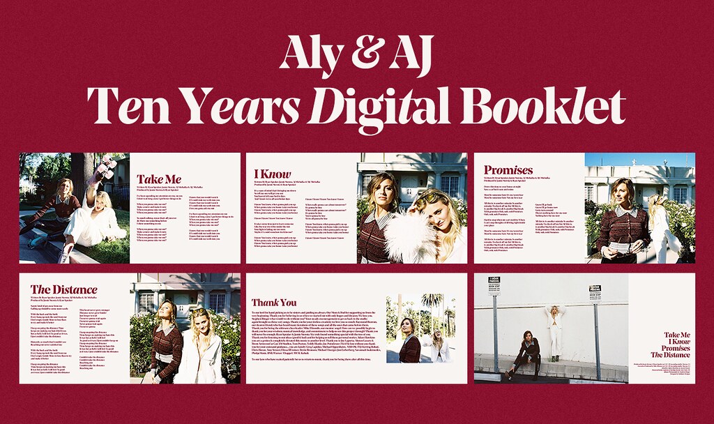 Aly & Aj Ten Years Digital Booklet