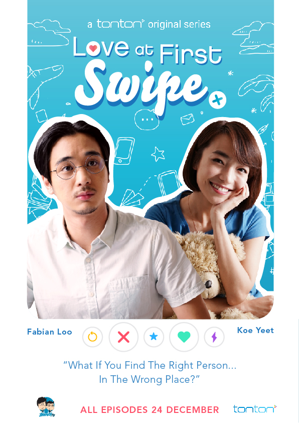 Poster Filem Love At First Swipe