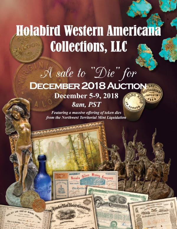 Holabird E-Sylum ad 2018-11-18 December 2018 sale