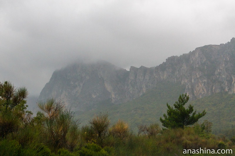 Дождь в горах, Крым