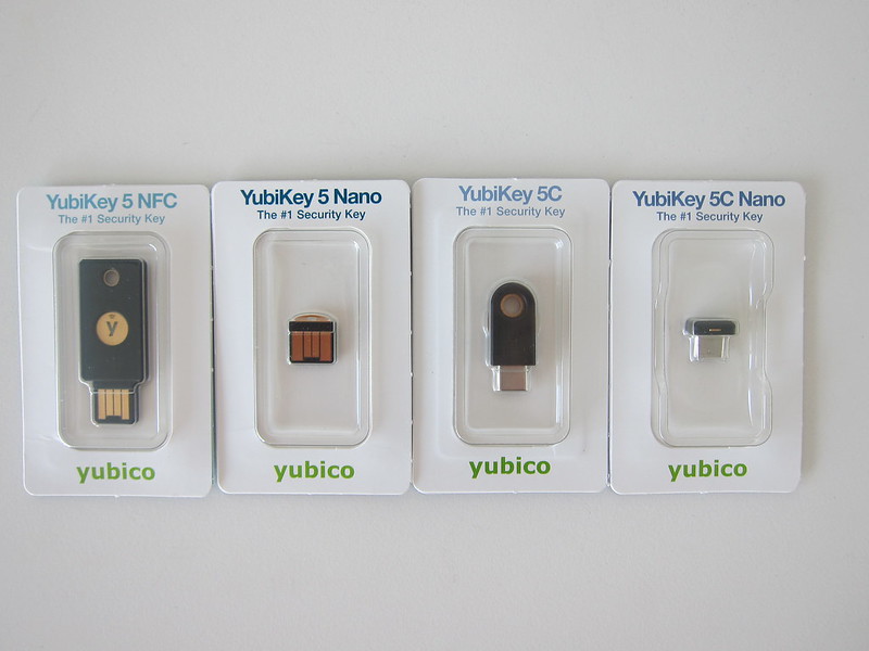 Yubico YubiKeys Series 5 - With Packaging