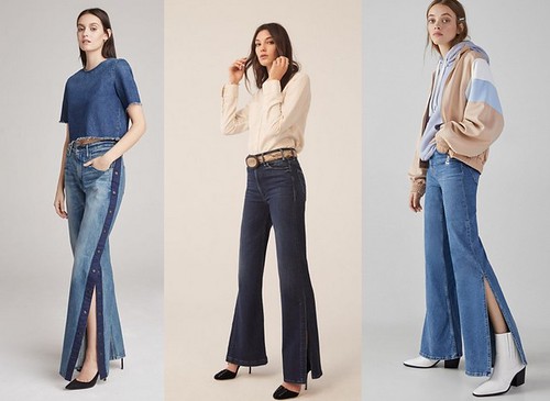 джинсы клеш тренд 2018 2019