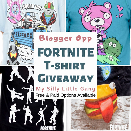 Blogger Opp Fortnite T-shirt Giveaway!