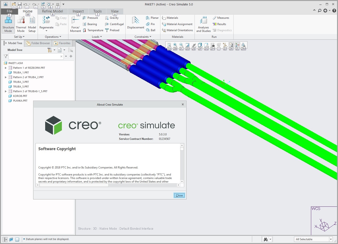 Working with PTC Creo 5.0.3.0 Simulate full license