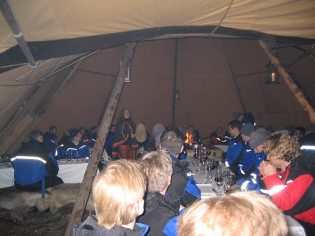 30 Dinner in a lappland hut