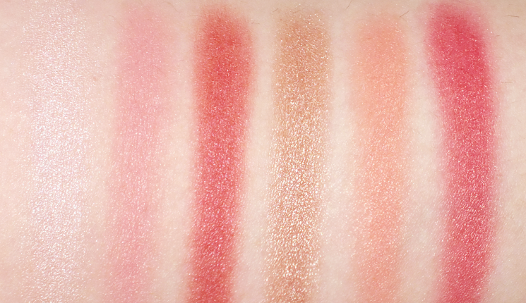 nars hot tryst face palette swatches